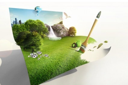 the-creative-green-living-picture-template-design-layered-2